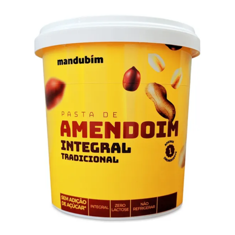 Pasta de Amendoim Integral Mandubim - 450g